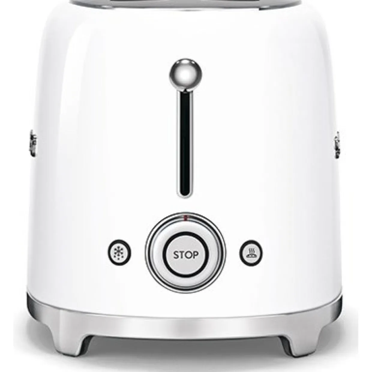 TSF02WHEU Vit 50-tals Retro Design med Extra Breda Fack