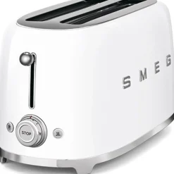 TSF02WHEU Vit 50-tals Retro Design med Extra Breda Fack