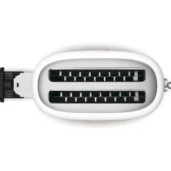 TSF02WHEU Vit 50-tals Retro Design med Extra Breda Fack