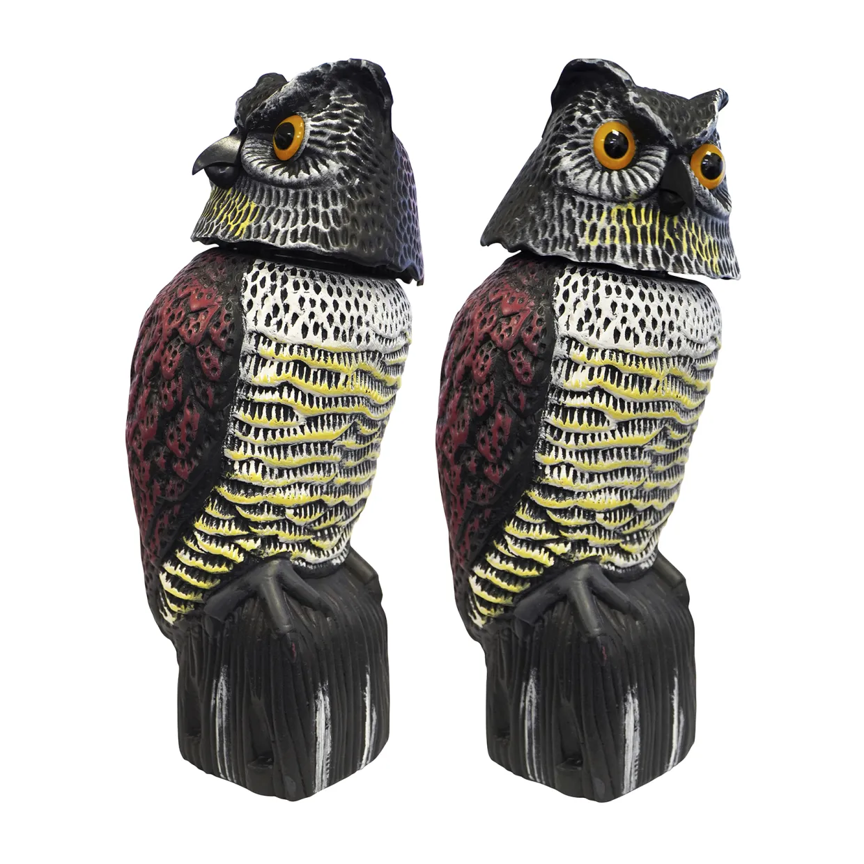 Uggla med Roterande Huvud för Trädgård & Utemiljö
