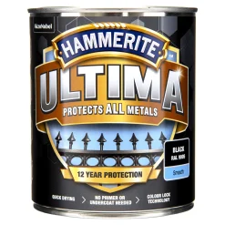 Ultima Slätlack Svart 750ml