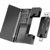USB-C + USB-A MicroSD - och SD-kort inkl. Förvaring