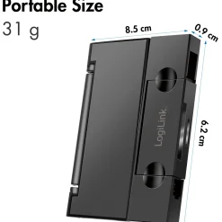 USB-C + USB-A MicroSD - och SD-kort inkl. Förvaring