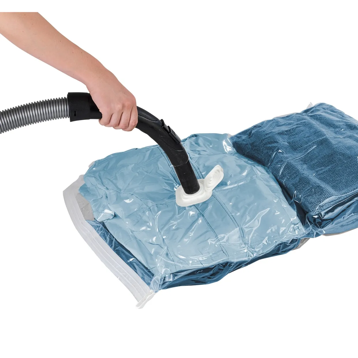 Vakuum Platsbesparande Klädförvaring L 5-pack ink Pump