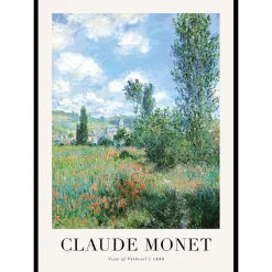 View Of Vetheuil 1880 By Claude Monet