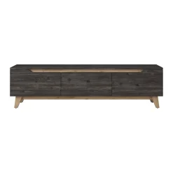 Virkesbo Svart/Brun TV-bänk 180cm