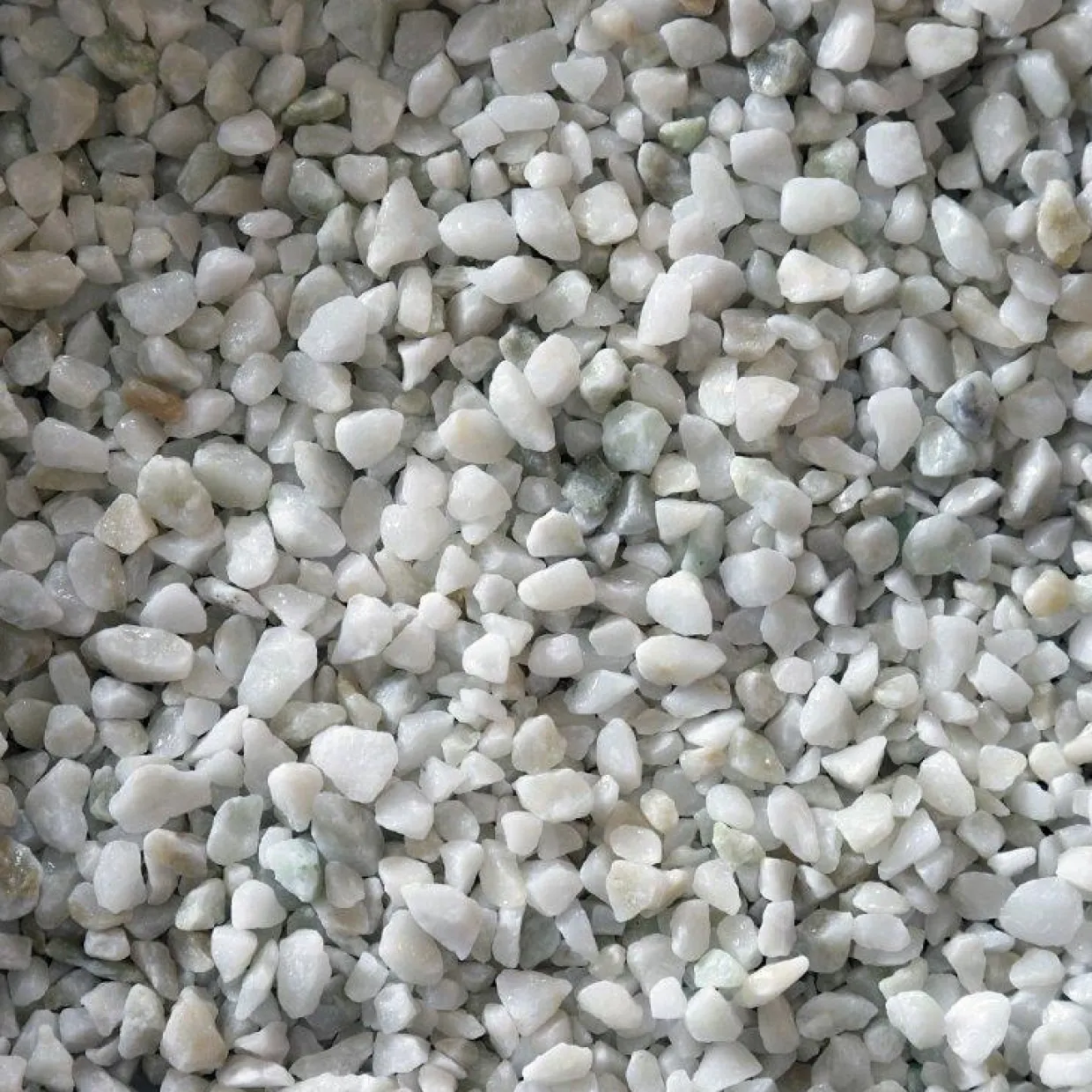 Vit Marmor 5-8 mm, 1000 kg Säck