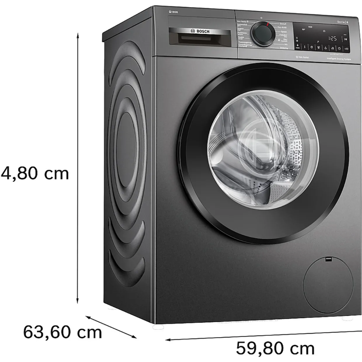 WGG244RFSN Serie 6 i-DOS Rostfri