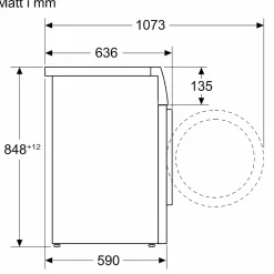 WGG244RFSN Serie 6 i-DOS Rostfri