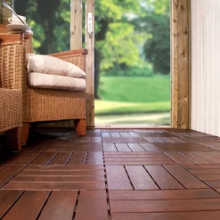Woodlook Mahogany Golvtrall för Balkong & Terrass