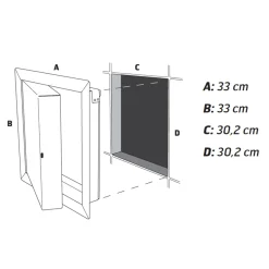 300x300 mm