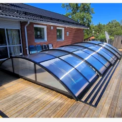 4x8m 4 mm Klar Kanalplast