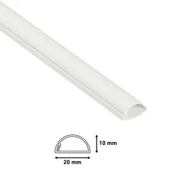 20x10mm 4x Kabelkanal/Tillbehör 1.0m