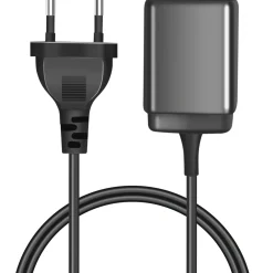 1xUSB-A + 1xUSB-C Med Fast Kabel 1,5m GaN 30W
